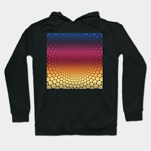 Optical Illusion Linear Gradient (Black) Hoodie